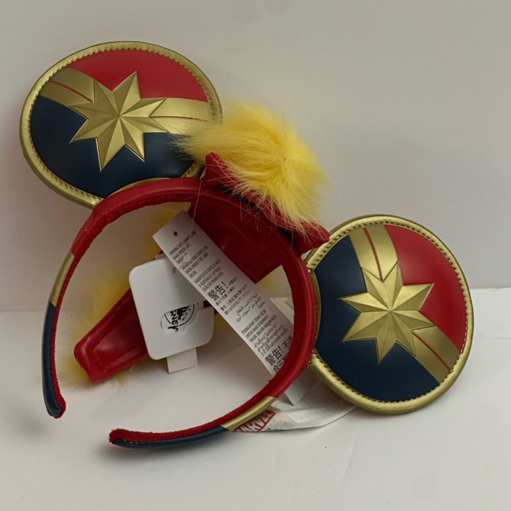 Marvel Superhero Headband with Red, Blue, and Gold new with tags